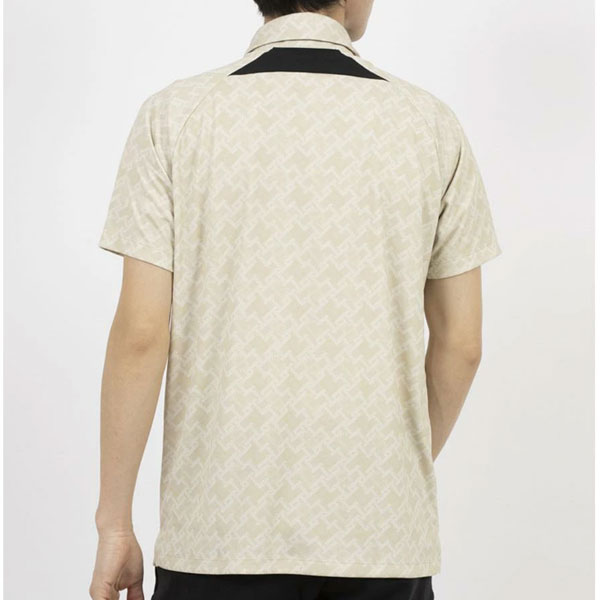 メール便発送 即納可☆【le coq sportif】ルコック 【RIJOUME】 ハーフジップシャツ モノグラム柄 ゴルフ ストレッチ UVカット LG5SHSR2M_6