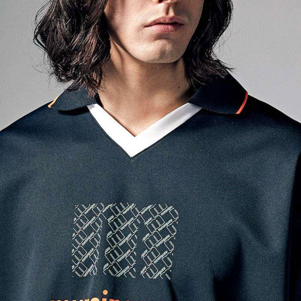 メール便発送 即納可☆【Munsingwear】マンシングウェア サンスクリーン mロゴプリントサッカーゲームシャツ ゴルフ MEMVJA11_5