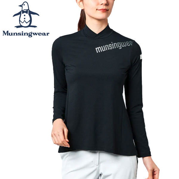 メール便発送 即納可☆【Munsingwear】マンシングウェア ENVOY スパークドライ鹿の子ブラトップモックネックシャツ MEWUJB02の通販は