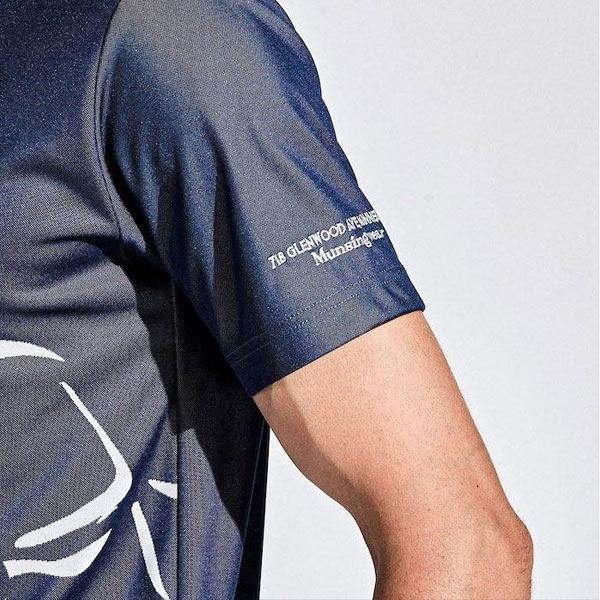メール便発送 即納可☆【Munsingwear】マンシングウェア MOTION 3D パネルジャガードハーフジップシャツ ゴルフ MGMXJA09_6