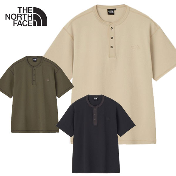 メール便発送 即納可☆【THE NORTH FACE】ノースフェイス ショートスリーブハニカムヘンリー メンズ Tシャツ NT12538