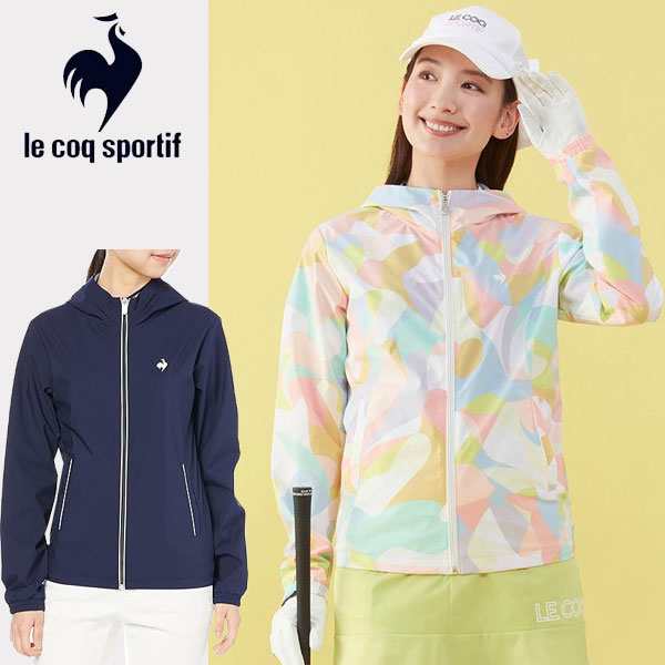 メール便発送 即納可☆【le coq sportif】ルコック ブルゾン ルミエール総柄ブルゾン はっ水 防風 ストレッチ ゴルフ QGWVJK00の通販は