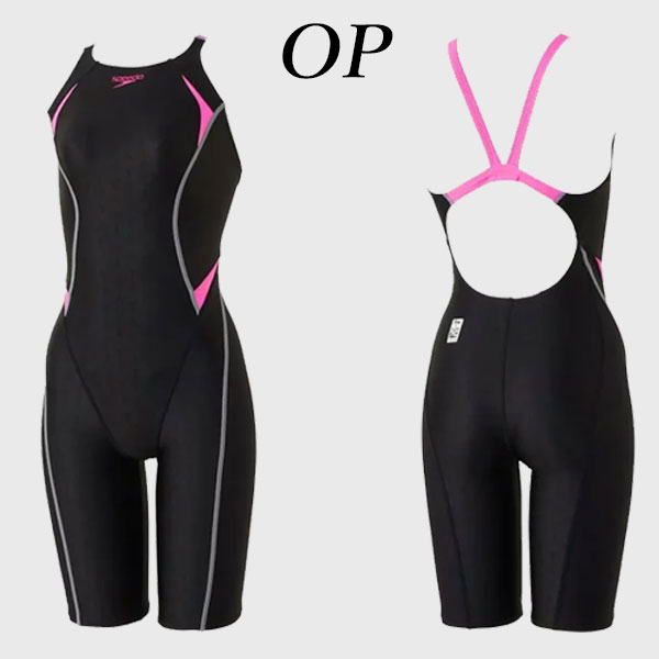 メール便発送 即納可★ 【SPEEDO】スピード フレックスシグマカイオープンバックニースキン (レディース/競泳水着/FINA) SCW12301F_2