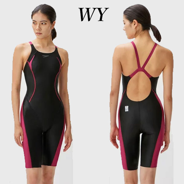メール便発送 即納可★ 【SPEEDO】スピード フレックスシグマカイオープンバックニースキン (レディース/競泳水着/FINA) SCW12301F_3
