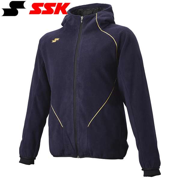 ◆◆ ＜エスエスケイ＞ SSK フリースジャケット フルZIP長袖パーカ(裏タフタ) BWF250PZ (70)