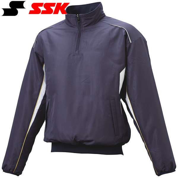 ◆◆ ＜エスエスケイ＞ SSK 蓄熱ハーフZIP長袖中綿プレジャン BWP2400 (7010)