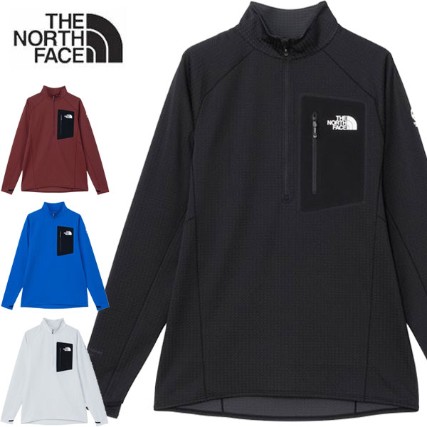 ◆◆メール便発送 ＜ノースフェイス＞ THE NORTH FACE エクスペディションドライドットジップハイ ユニセックス 長袖Tシャツ NT12522
