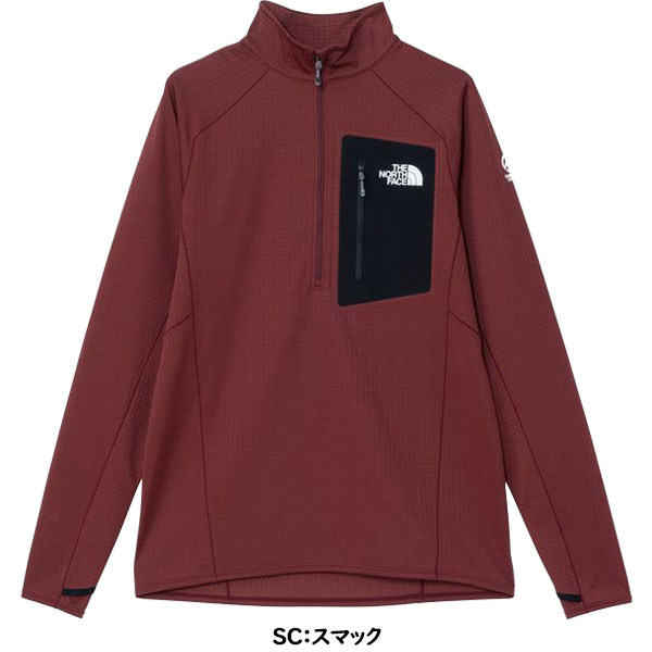 ◆◆メール便発送 ＜ノースフェイス＞ THE NORTH FACE エクスペディションドライドットジップハイ ユニセックス 長袖Tシャツ NT12522_2