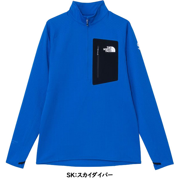 ◆◆メール便発送 ＜ノースフェイス＞ THE NORTH FACE エクスペディションドライドットジップハイ ユニセックス 長袖Tシャツ NT12522_3