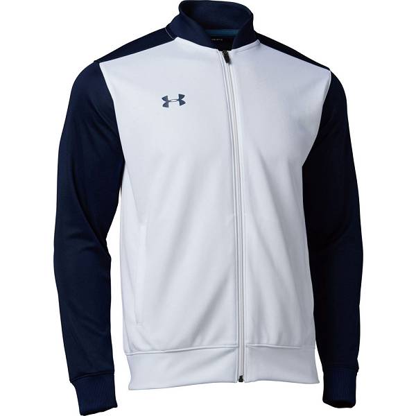 ◆◆ ＜アンダーアーマー＞ UNDER ARMOUR チーム ウォームアップ ジャケット 1314108 (MDN/WHT/BLK(414))の通販は 5,148円