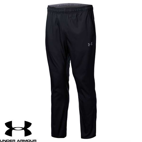 ◆◆◎メール便発送 ＜アンダーアーマー＞ UNDER ARMOUR UAチーム コンタクト ピステ パンツ(ライフスタイル/MEN) 1314115 (Black/Black/Graphite(001))