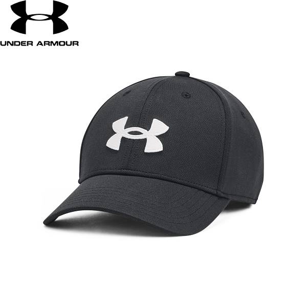 ◆◆ ＜アンダーアーマー＞ UNDER ARMOUR UAメンズ ブリッツィング アジャスタブル キャップ(トレーニング/MEN) 1376701 (BLK/WHT(001))