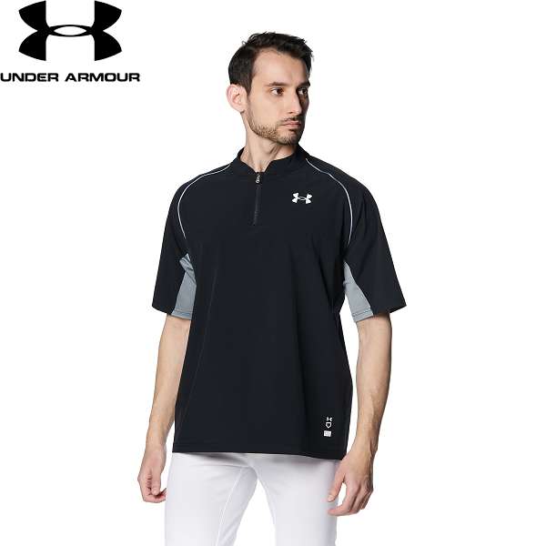 ◆◆ ＜アンダーアーマー＞ UNDER ARMOUR UAヤード ケージ ジャケット(ベースボール/MEN) 1384742 (Black/White(001))の通販は 6,160円