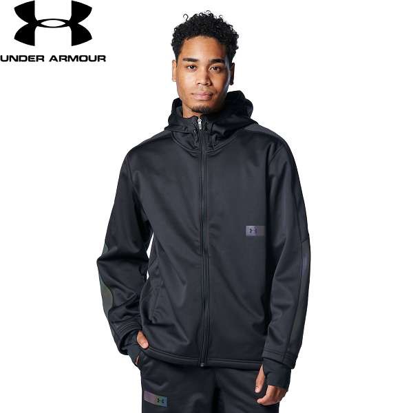 ◆◆ ＜アンダーアーマー＞ UNDER ARMOUR UAウインター ニット 3レイヤー ジャケット4.0(トレーニング/MEN) 1388235 (Black(001))