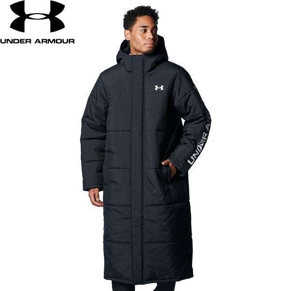 ◆◆ ＜アンダーアーマー＞ UNDER ARMOUR UAロゴ ロングコート(トレーニング/MEN) 1388242 (Black(001))