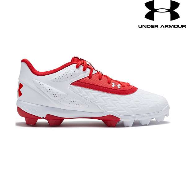 ◆◆ ＜アンダーアーマー＞ UNDER ARMOUR UAリードオフ ロー ラバーモールド3.0(ベースボール/MEN) 3027447 (Red/White/Red(600))の通販は