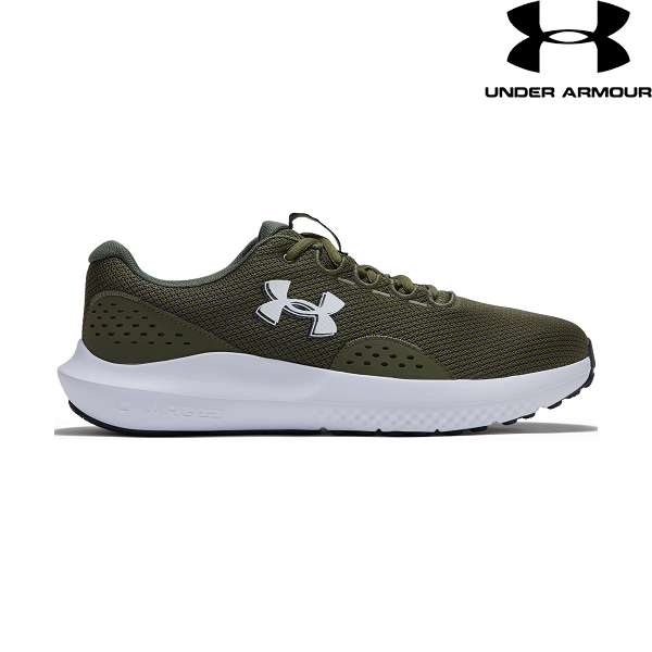 ◆◆ ＜アンダーアーマー＞ UNDER ARMOUR UAチャージド サージ4 エクストラワイド(ランニング/MEN) 3028249 (MarineODGreen/MarineODGreen/White(300))