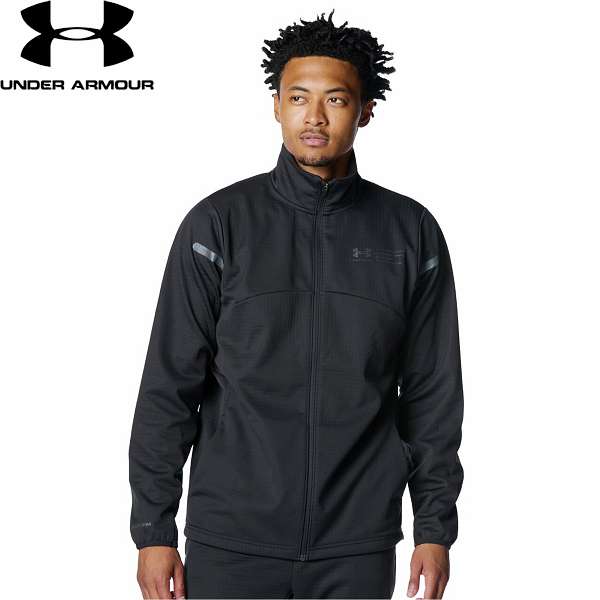 ◆◆ ＜アンダーアーマー＞ UNDER ARMOUR UAウインターニット 3レイヤー ジャケット(トレーニング/MEN) 6007394 (Black(001))