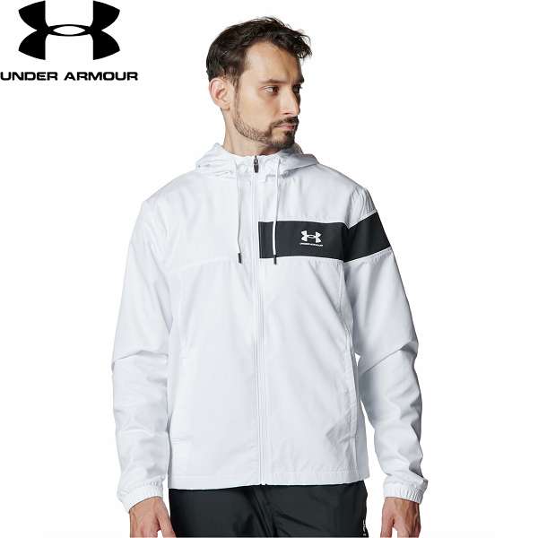 ◆◆◎ ＜アンダーアーマー＞ UNDER ARMOUR UAメッシュ ライナー カラーブロック ジャケット(ライフスタイル/MEN) 6007836 (White(100))