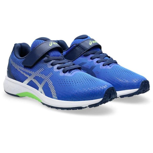 アシックス asics LAZERBEAM レーザービーム ジュニア シューズ 1154A195 400 ブルー/シルバー スニーカー 子ども 子供 キッズ レイザー