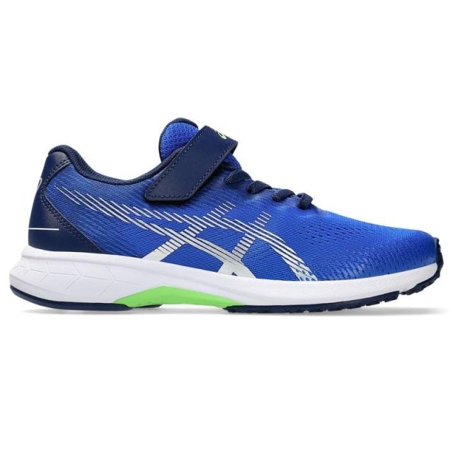 アシックス asics LAZERBEAM レーザービーム ジュニア シューズ 1154A195 400 ブルー/シルバー スニーカー 子ども 子供 キッズ レイザー