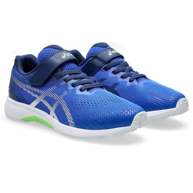 アシックス asics LAZERBEAM レーザービーム ジュニア シューズ 1154A201 400 ブルー/シルバー スニーカー 子ども 子供 キッズ レイザー