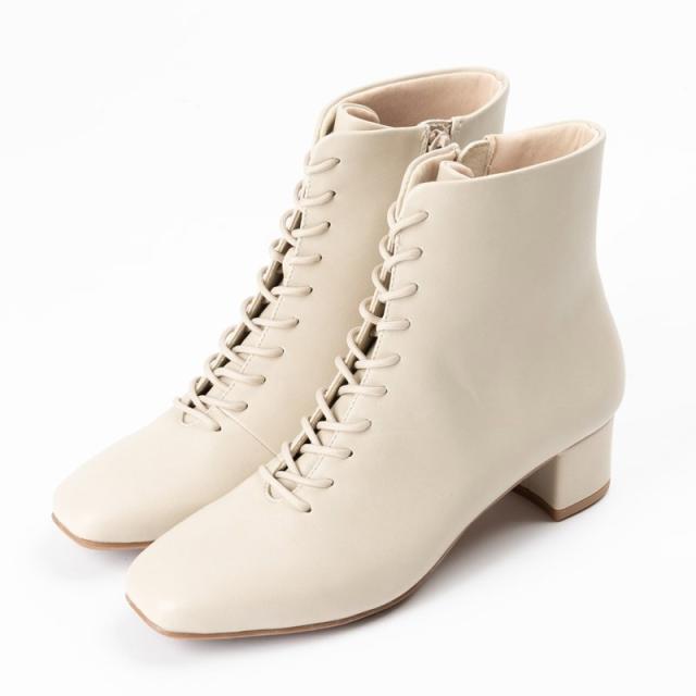 アシックス CUBE BOOTS WP AO-10251 レディースシューズ 003 アイボリー AcureZ アキュアーズ カジュアルブーツ シューズ（レディース）