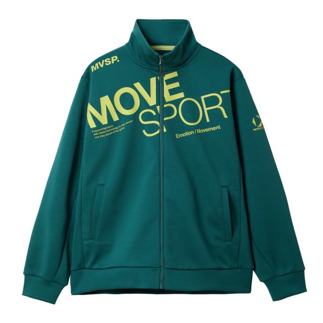 デサント ACTIVE SUITS 鹿の子ジャージ ジャケット ST5FJG10M GR00 グリーン DESCENTE トレーニング フィットネス ジャージ