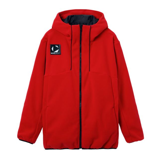 デサント フリースジャケット ST5FSWT0M RD00 レッド DESCENTE トレーニング フィットネス スウェット フリース