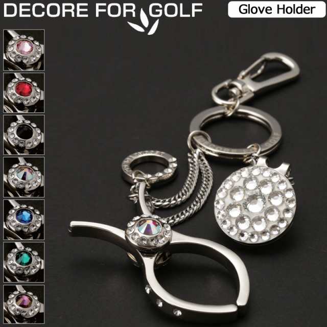 DECORE FOR GOLF デコレフォーゴルフ スワロフスキー グローブホルダー