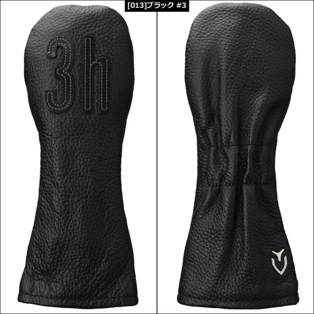 ベゼル レザー製 ユーティリティ用ヘッドカバー 黒 VESSEL ベゼル 本革製 ヘッドカバー ユーティリティ用 Leather Head