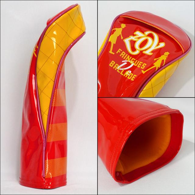 ゾーイ エナメル ヘッドカバー 5点セット(DR×1,FW×2,UT×2)収納袋付