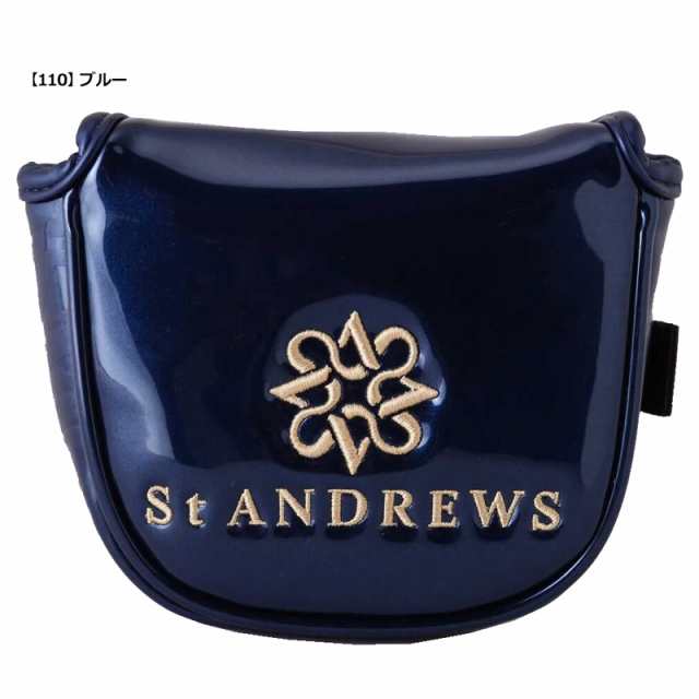 セントアンドリュース パターカバー マレット型 ヘッドカバー 042-3984815 STAロゴ エナメル St ANDREWS  【メール便発送】【新品】3WF2 ｜au PAY マーケット