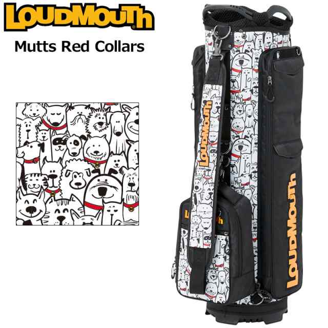 ラウドマウス 9型 キャディバッグ Mutts Red Collars マッツレッド ...