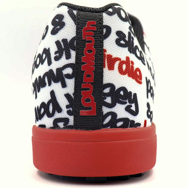 ラウドマウス ユニセックス スパイクレス ゴルフシューズ Big Words White ビッグワーズホワイト LM-GS0005 764964(409) 【日本規格】【新品】TAAR Loudmouth スニーカー メンズ レディース APR1 ラウドマウス ユニセックス スパイクレス ゴルフシューズ Big Words