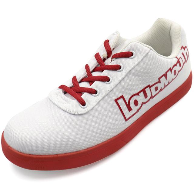 ☆新品 ラウドマウス スパイクレス ゴルフシューズ Big Logo 【レッド