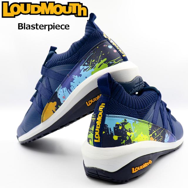 ラウドマウス メンズ スパイクレス ニット ゴルフシューズ Blasterpiece ブラスターピース LM-GS0003 772978(188) 【日本規格】【新品】SAAR Loudmouth スニーカー APR3 