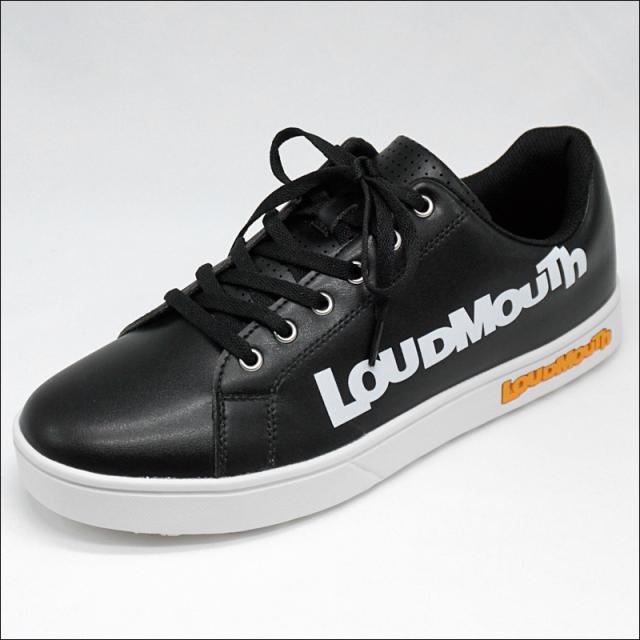 ラウドマウス ユニセックス スパイクレス ゴルフシューズ ビッグロゴ