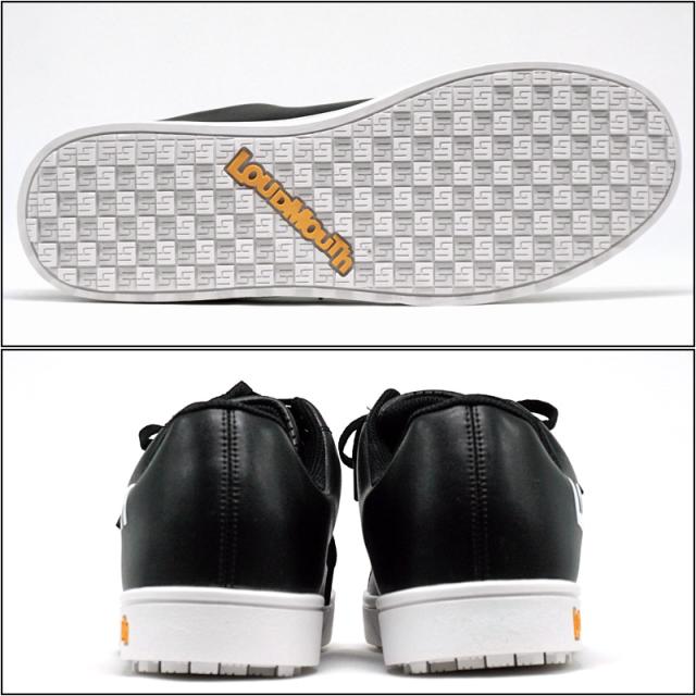 ラウドマウス ユニセックス スパイクレス ゴルフシューズ ビッグロゴ