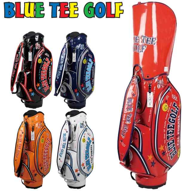 ブルーティーゴルフ 9型 エナメル キャディバッグ BTG-CB-005【新品】Blue Tee Golf California ゴルフ用バッグ  メンズ レディース ブル｜au PAY マーケット