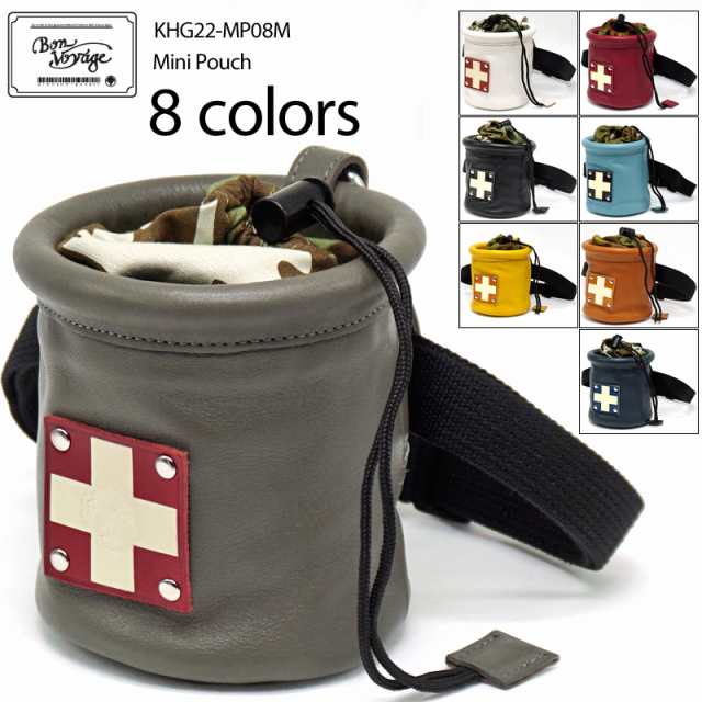 木の庄帆布 本革 ミニポーチ MINI POUCH KHG22-MP08M 【新品】2SS2