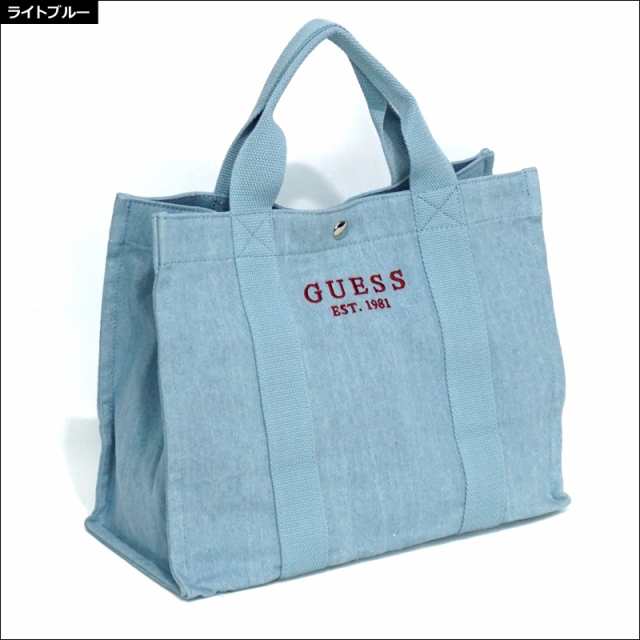 SALE特価】GUESS コットン ミニトートバッグ ショルダーベルト付 41014 ...