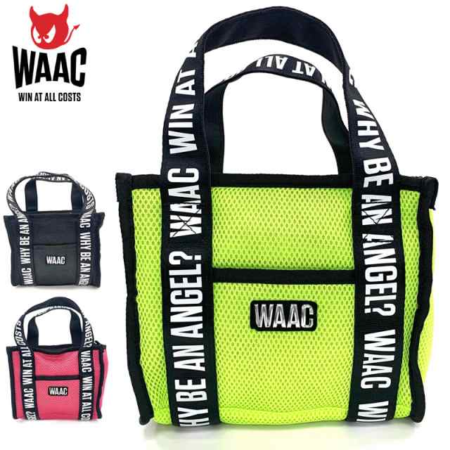 WAAC ミニトートバッグ ダブルラッセルメッシュ 072214869 【新品