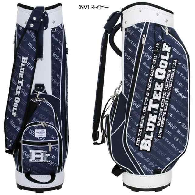 ブルーティーゴルフ 9型 ボーダー柄 キャディバッグ BTG-CB026 【新品】3WF2 Blue Tee Golf California ゴルフバッグ キャディーバッグ 