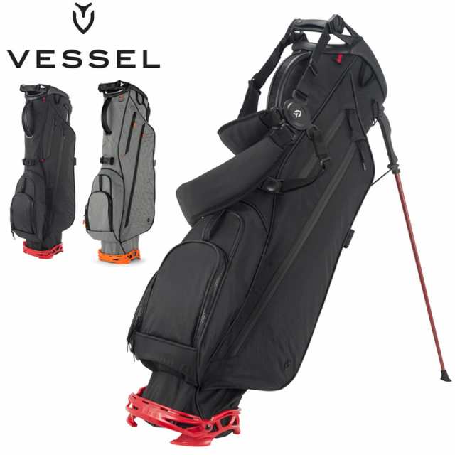 VESSEL ベゼル 2023 7.5型 軽量 4点式ダブルストラップ スタンドバッグ