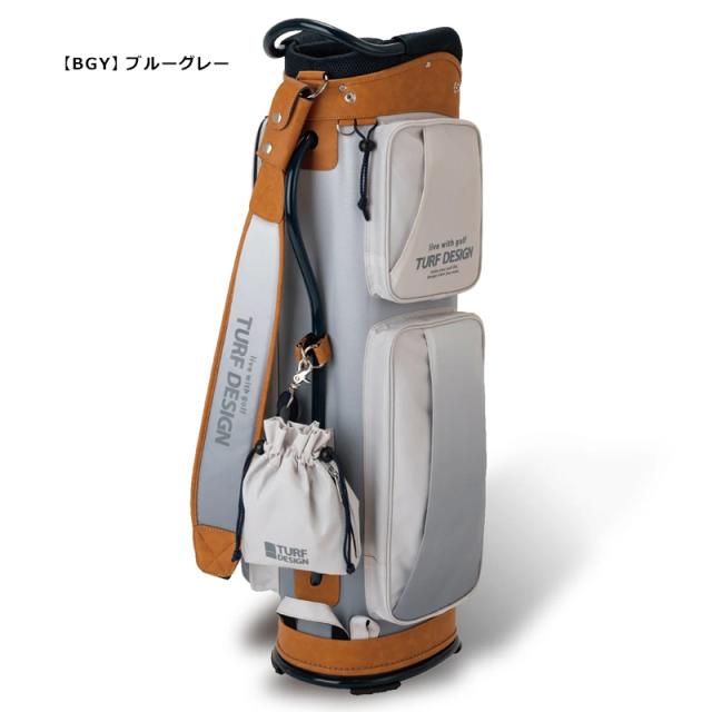 ターフデザイン 9.5型 キャディバッグ 巾着袋付き TDCB-BD70 グラデーション【新品】TAAR TURF DESIGN カートバッグ キャディーバッグ キャディーバック ゴルフ用バッグ メンズ レディース_1