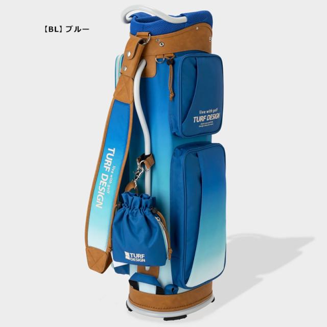 ターフデザイン 9.5型 キャディバッグ 巾着袋付き TDCB-BD70 グラデーション【新品】TAAR TURF DESIGN カートバッグ キャディーバッグ キャディーバック ゴルフ用バッグ メンズ レディース_3