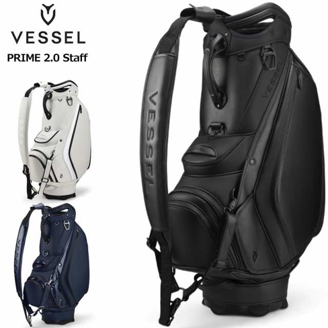 【WEB限定】 ベゼル BK 9型 Staff PRODIGY キャディバック 止まれ VESSEL ゴルフバッグ・キャディバッグ