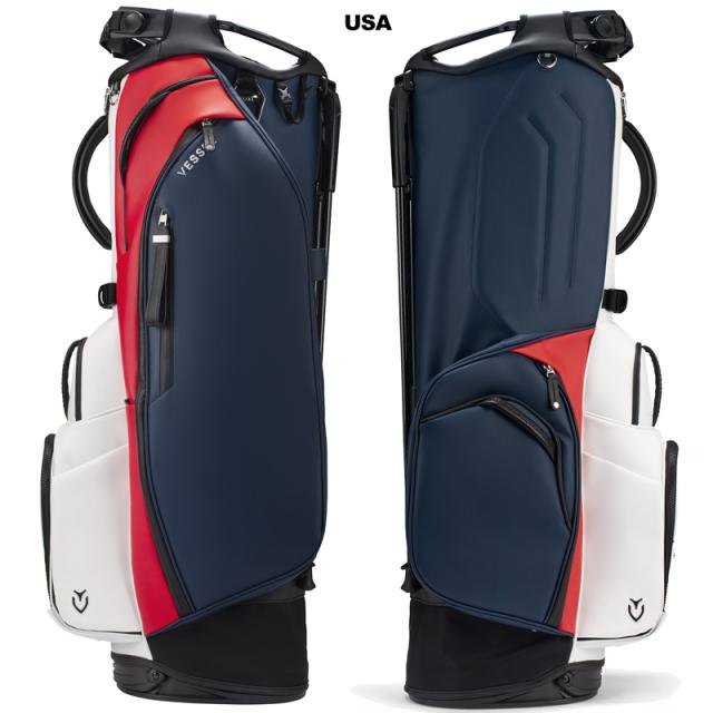 ベゼル 9.5型 スタンドバッグ Player 5.0 Pro Stand ダブルストラップ VESSEL 新色 【新品】 UCBR ゴルフ GOLF プレイヤー プロ プレーヤー スタンド式 キャディバッグ_9