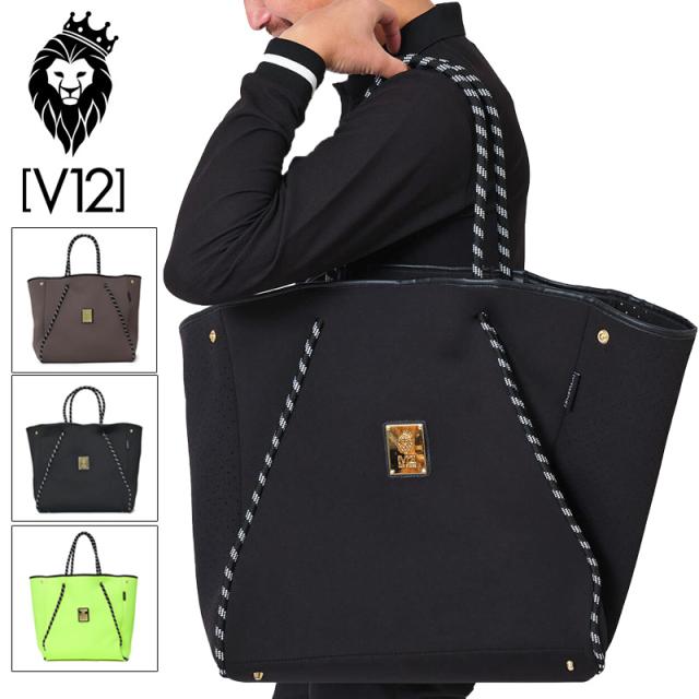V12 ゴルフ ビッグ トートバッグ SSS BIG TOTE V122420-BG02 ヴィ・トゥエルヴ 【新品】25FW ボストンバッグ メンズ レディース ユニセックス V12 GOLF